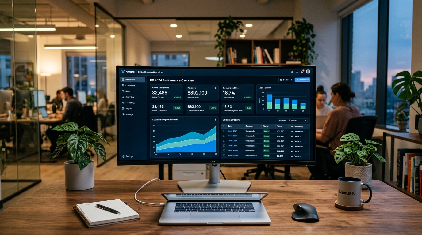 Customer Management Dashboard preview