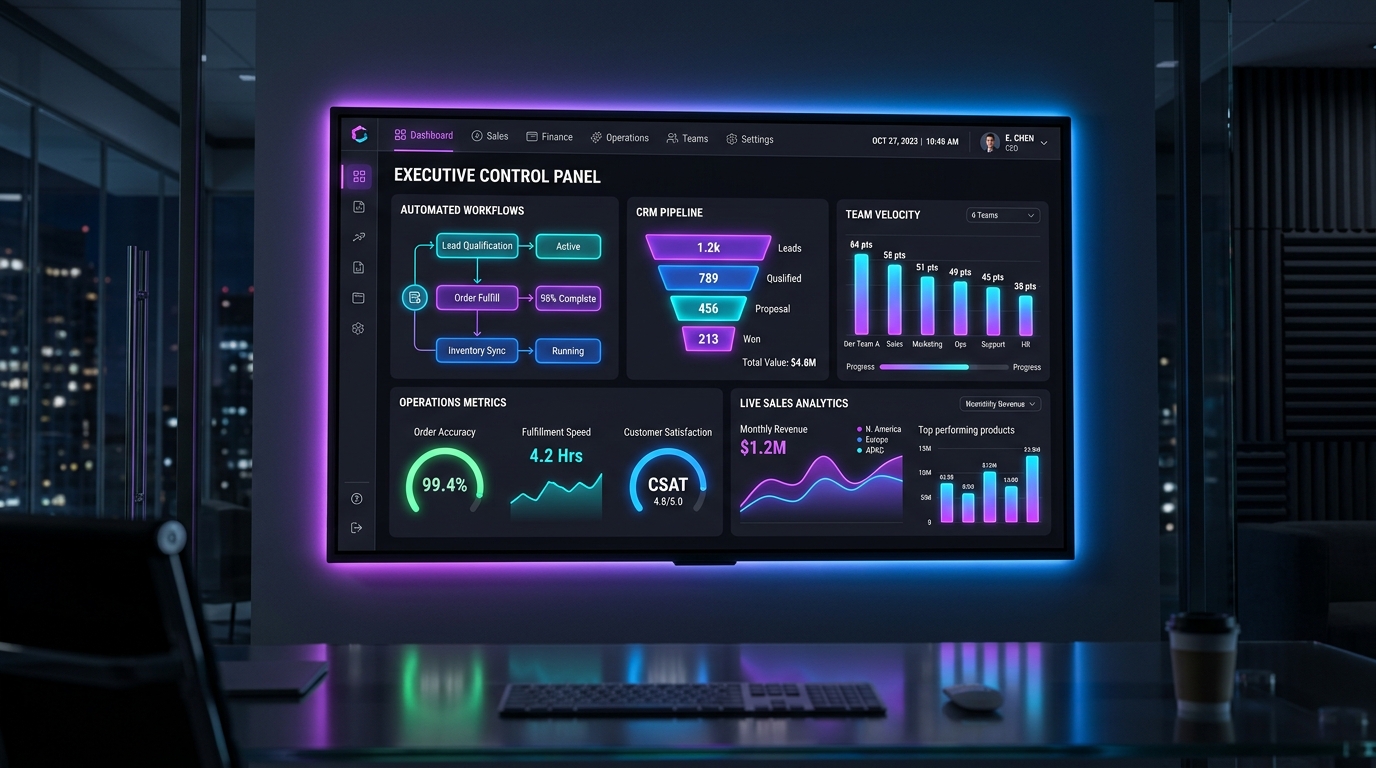 NexaFlow Enterprise Operations Control Platform